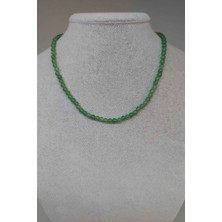 Yaşam Tohumu Aventurin Taşı 4mm Kolye (SABİT KLİPSLİ)