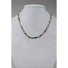 Yaşam Tohumu Yeşil Lal (Granat) (Garnet) Taşı Küp Şekilli 2.5mm 1000 Ayar Gümüş İpli Kolye (Klipsli)