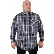Starbattal Erkek Cepli Gömlek Renkli Uzun Kol Regular Fit Günlük Stil 3XL Beden