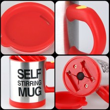 MDstores Karıştırıcı Özellikli Mikser Kupa Bardak Self Stirring Mug