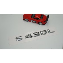 Dk Benz S430L Bagaj Krom Metal 3m 3D Yazı Logo