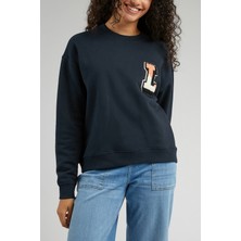 Lee Loose Fit Rahat Kesim Pamuk Bisiklet Yaka Sweatshirt10