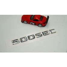 Dk Benz 500 Sec Bagaj Krom Metal 3m 3D Yazı Logo