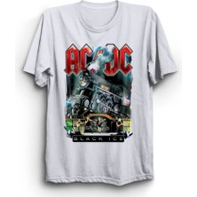 The Fame Acdc, Black Ice White Version, Rock Metal Grup Tişörtü