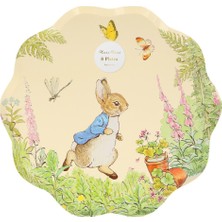 Meri Meri - Peter Rabbit Dinner Plates - Peter Rabbit Tabaklar - L - 8'li