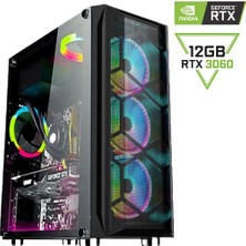 Pcbox Amd Ryzen 5 5500 / Rtx 3060 12GB / 16GB Ddr4 / 500 GB SSD / R5V1 / Gaming Masaüstü Bilgisayar