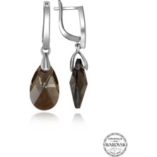Swarovski Crystal Taşlı Kadın Green Sallantılı Damla Küpe