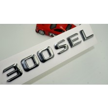 Dk Benz 300 Sel Bagaj Krom Metal 3m 3D Yazı Logo