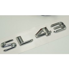 Dk Benz Sl 43 Bagaj Krom Metal 3m 3D Yazı Logo
