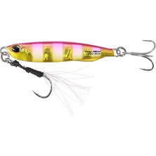 Duo Drag Metal Cast Slim Jig 60GR. PJA0045 Pink Gold Zebra Glow