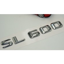 Dk Sl 600 Bagaj Krom Metal 3m 3D Yazı Logo
