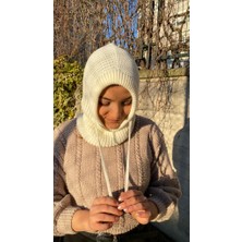 Laviyonsa Triko Ipli Balaclava Unisex Tesettüre Uygun