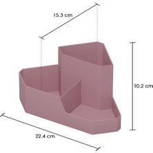 Dovi Home Makyaj Düzenleyici ve Kozmetik Saklama Kutusu Organizer 3'lü Set