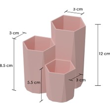 Dovi Home Makyaj Düzenleyici ve Kozmetik Saklama Kutusu Organizer 2'li Set