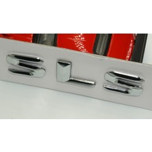 Dk Benz Sls Bagaj Krom Metal 3m 3D Yazı Logo