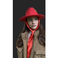 Laviyonsa Iğneli Aksesuar Kovboy Keçe Şapka