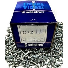 Selectron Trapez Vida 5,5x25 Çatı Vidası Kutu Içi 500 Adet