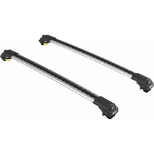 Turtle Air-1 Full Kit Chevrolet Captiva Suv Tavan Ara Atkı Seti Portbagaj Taşıyıcı Gri 2006->2018