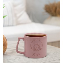 Bk Gift Kişiye Özel Isimli Pastel Pembe Middle Kupa Bardak, Arkadaşa Hediye, Ev Hediyesi, Doğum Günü Hediyesi, Ofis Hediyesi-7