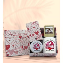 Bk Gift Sevgiliye Özel Kutuda Hediye Seti, Kupa Bardak, Sevgili Hediyesi, Kokulu Mum, Fotoğraflı Çerçeve-3