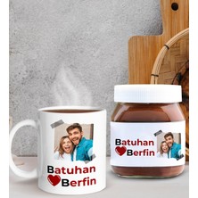 Bk Gift Sevgiliye Özel Kupa Ve Nutella 400gr. Hediye Seti, Sevgiliye Hediye, Sevgililer Günü Hediye, Doğum Günü Hediyesi