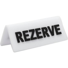Asta Reklam Rezerve Beyaz 6X15 cm H5 Luas Reklam