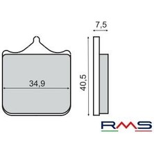 Işıklar Rms 2860 Organik Fren Balatası