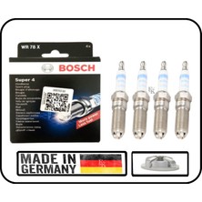 Fkoto Ford Fusion Ateşleme Buji Takım 4 Tırnak Bosch Super