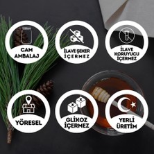 Egeye Dönüş Milas Süzme Çam Balı Cam Kavanoz 1300 gr (Ham Salgı Balı)