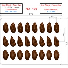 MFS Çikolata Kalıp 0109 - Polikarbon Çikolata Kalıbı