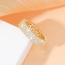 Dream Butik Baget Zirkon Taşlı Ayarlanabilir Yüzük