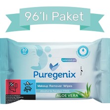 Puregenix Makeup Remover  Islak Mendil 96X30'lı 96 Paket 2880 Yaprak