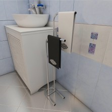 Metallica Concept Retro Krom Banyo Havlu Askısı Konsept Havluluk