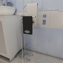 Metallica Concept Retro Krom Banyo Havlu Askısı Konsept Havluluk