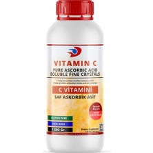 Dolar Kimya Askorbik Asit (C Vitamini,e 300,TANECIK: Kristal 40-80) | 1 kg