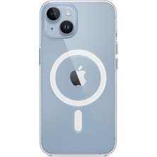 Efnan Store Apple Iphone 14 Kılıf Magsafe Destekli Şeffaf Magsafe