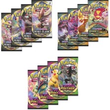 Abetto Pokemon 3 Set Bir Arada Toplam 12 Paket Pokemon Kart