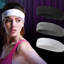 444 Marka Havlu Ter Bandı Kafa Bandı Headband Tenis Saç Bandı