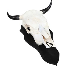 Dericibey Beyaz Buffalo Dekoratif Kafa