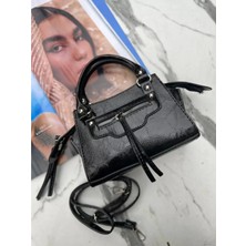 Zeyzey Butik Mira Black Deri Kadın Çanta