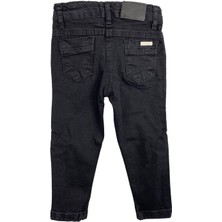 Ela Kids Power Kız Bebek Fit Jean Pantolon Siyah