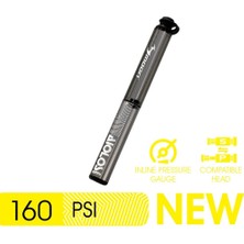 Moon Aıolos Gauge Pro-Hp Bar Göstergeli Bisiklet Pompası 160PSI