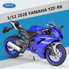 Xuan Welly 1:12 Yamaha Yzf-R6 Alaşım Yarış Motosiklet Modeli Yüksek Simülasyon Metal Sokak Motosiklet Model Koleksiyonu Çocuk Oyuncak  (Yurt Dışından)