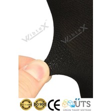 WibteX Diz Üstü Varis Çorabı Burnu Kapalı (Siyah Renk) Orta Basınç Ccl2(Çift Bacak)
