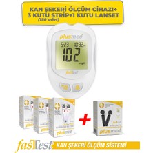 Fasttest Kan Şekeri Ölçüm Cihazı 3 Kutu Strip 1 Kutu Lanset
