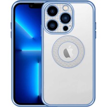 MobaxAksesuar Apple iPhone 11 Kılıf Prıltılı Çıkartılabilir Kamera Lens Korumalı Esta Kapak