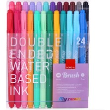 Dong-A Dong-A My Color Brush Çift Taraflı Fırça Keçeli 24 Renk