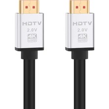 Enfein 4K/2160P UHD (18 Gbps) HDMI Kablosu 3 Metre ENF-6195 Tv Pc Yansıtma HDMI Kablosu (Siyah)