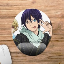 Pixxa Noragami Bilek Destekli Mousepad Model - 1 Oval