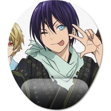 Pixxa Noragami Bilek Destekli Mousepad Model - 1 Oval